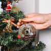 Dog's First Christmas Photo Ornament, Personalized Dog Christmas Photo Ornament, Dog Christmas Ornament 2023, Pet Memorial Ornament Gift - 5.jpg