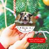 Personalized Dog Christmas Photo Ornament 2023, My First Christmas Dog Ornament, Photo Frame Puppy's 1st Christmas Tree Ornaments Gifts - 3.jpg