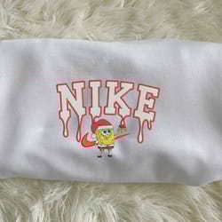 nike x spongebob embroidered sweatshirt - embroidered sweatshirt/hoodie, embroidery files, embroidery file