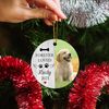 Personalized Dog Memorial Christmas Photo Frame Ornaments, Forever Loved Ornament Sympathy Keepsake Gift for Loss of Pet, Photo Dog Ornament - 3.jpg