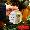 Personalized Dog Memorial Christmas Photo Frame Ornaments, Forever Loved Ornament Sympathy Keepsake Gift for Loss of Pet, Photo Dog Ornament - 5.jpg