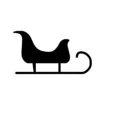 christmas sleigh clipart sleigh svg christmas clipart silhouette png dxf files for cutting file tshirt template vinyl la