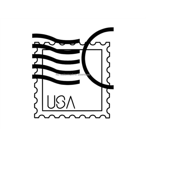 Postage Stamp Svg Cut Files, Postage Stamp Cut File, Postage | Inspire ...