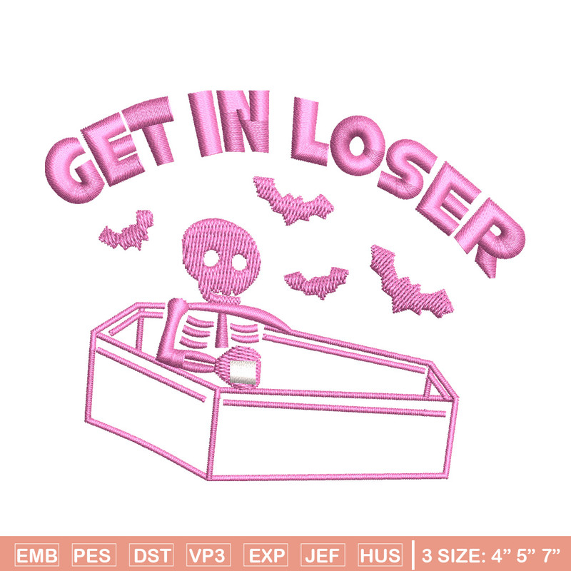 Get in lose embroidery design, Skeleton embroidery, Embroidery file, Embroidery shirt, Emb design, Digital download.jpg