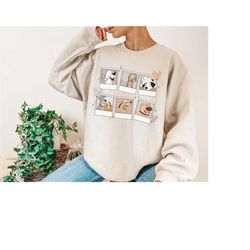 Vintage Disney Dogs Sweatshirt, Disney Polaroid Vintage Hoodie, Disney Dog Character Sweater, Dog Portrait Sweatshirt, D