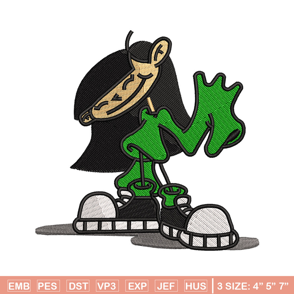 Girl cartoon embroidery design, Cartoon embroidery, Embroidery file, Embroidery shirt, Emb design, Digital download.jpg