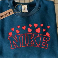 valentine heart embroidered sweatshirt, valentine embroidered sweatshirt, embroidered couple hoodie, best embroidered sweatshirt