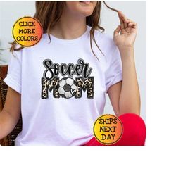 soccer mom shirt, mothers day gift, mothers day shirt, soccer mom gift, colored soccer mom t-shirt, soccer lover gift, s