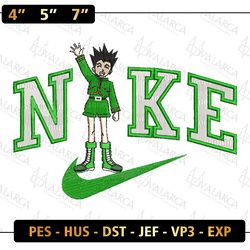 manga embroidered sweatshirt, nike x gon embroidered sweatshirt, unisex embroidered sweatshirt, mange embroidered crewneck, awesome manga, embroidered gift