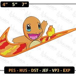 nike x chamander embroidered sweatshirts, nike sweater, nike sweatshirts, nike embroidered sweater/hoodies, swoosh shirt, pokemon shirts