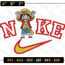 nike x luffy best unisex embroidered sweatshirt, manga embroidered sweatshirt, manga embroidered crewneck, anime sweatshirt, anime gift