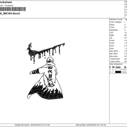 nike x namikaze minato naruto embroidered sweatshirt, anime embroidered sweatshirt, custom anime embroidered crewneck, anime custom embroidered crewneck, best-selling custom embroidered sweatshirt