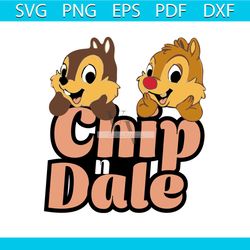 chip and dale  disney style outfit svg