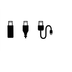 phone charger svg, usb clipart, charging cable cutting file, usb clip art svg, usb silhouette svg, usb vinyl image file
