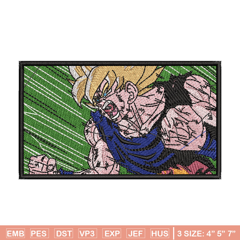 Goku rectangle embroidery design, Dragonball embroidery, Anime design,Embroidery shirt, Embroidery file,Digital download.jpg