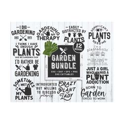 gardening bundle svg - gardening cut file - svg - dxf - eps - png - garden bundle- hobby - silhouette - cricut - digital