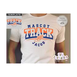 track svg - track and field template 0022 - track cut file - svg - eps - dxf - png - silhouette - cricut cut file - dig