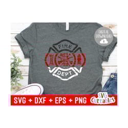 distressed maltese cross firefighter svg - firefighter cut file - svg - dxf - eps - png - silhouette- cricut file - digi