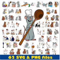 ratatouille svg png bundle, mouse ratatouille clipart vector svg png, ratatouille mouse disney bundle svg png
