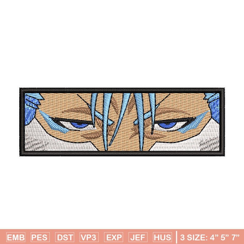 Grimmjow eyes embroidery design, Bleach embroidery, Anime design, Embroidery shirt, Embroidery file, Digital download.jpg