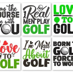 Golf Sayings Machine Embroidery Designs. Golf Embroidery Designs bundle
