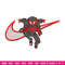 Nike Black Spiderman embroidery design, Black Spiderman embroidery, Nike design, movie design, Digital download.jpg