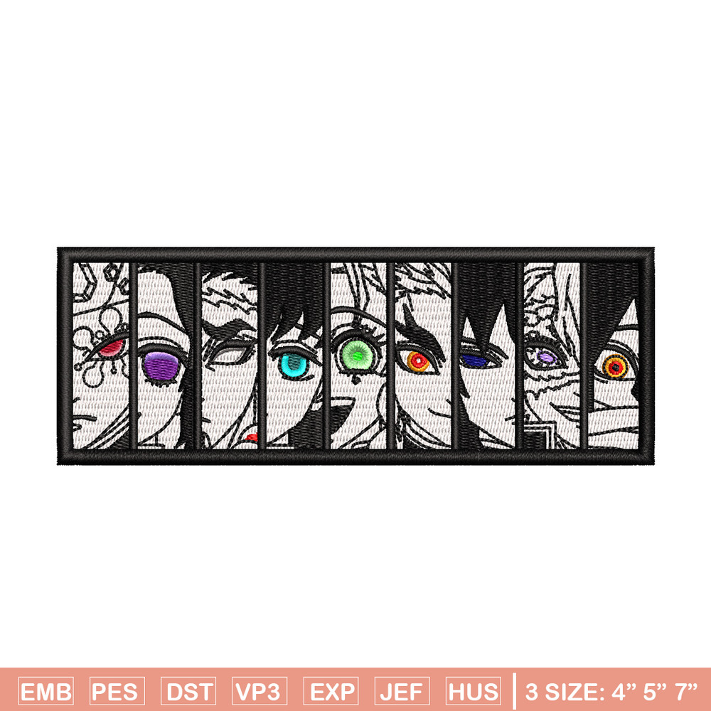 Hashira embroidery design, Demon slayer embroidery, Anime design, Embroidery shirt, Embroidery file, Digital download.jpg