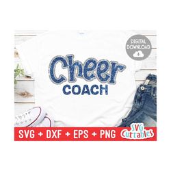 cheer coach svg - cheer cut file - svg - dxf - eps - png - cheer team - cheer svg - silhouette - cricut - digital down