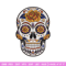 Head skull embroidery design, Skeleton embroidery, Emb design, Embroidery shirt, Embroidery file, Digital download.jpg