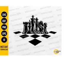 chess game svg | chess board svg | chess player t-shirt decal sticker decor | cricut cut file cuttable clipart vector di