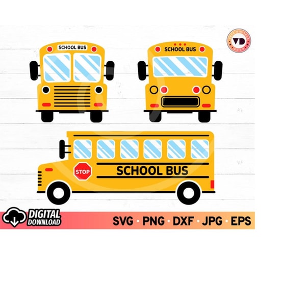 Bus Riders Svg School Bus SVG Bundle, Bus Driver Svg File, School Bus Drive | Inspire ...
