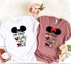 my 1st disney trip, disney shirt, first disney trip shirt, disney vacation tee, family matching disney shirt, my first d