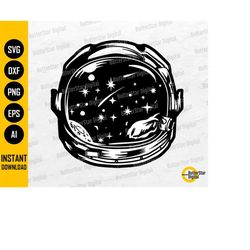 Space Helmet SVG | Astronaut SVG | Universe SVG | Cosmic Decal Shirt Graphics | Cutting File Printable Clipart Vector Di