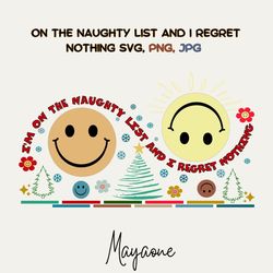 On the Naughty List and I Regret Nothing, Christmas spirit, Holiday laughter, Humorous Santa list,