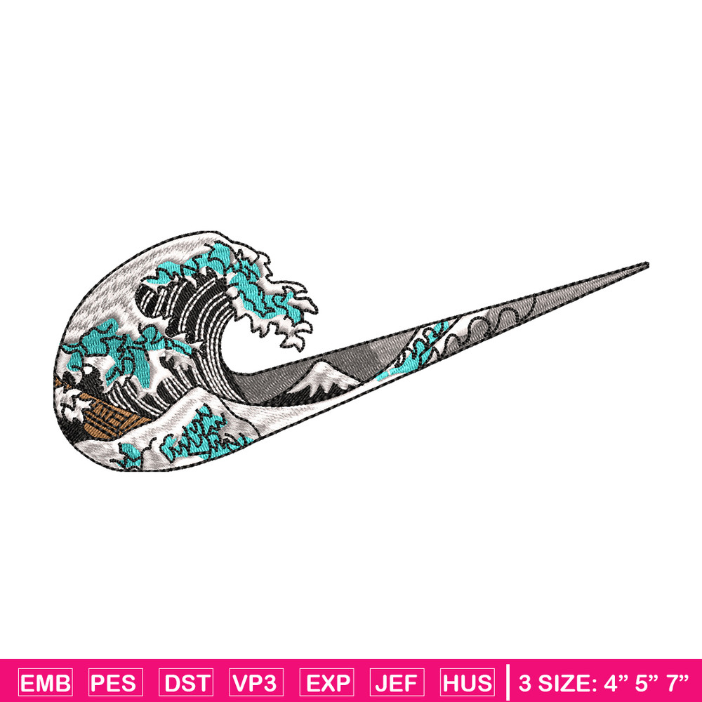 Nike water logo embroidery design, Logo embroidery, Nike design, Embroidery file, logo shirt, Instant download.jpg