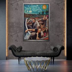 frida kahlo wall art, salvador dali framed canvas, pablo picasso wall art, oil painting canvas, vincent van gogh silver