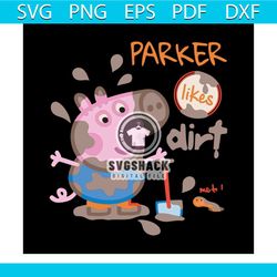 parker pig, cute pig, pig, pig svg, pig lover, pig lover svg, disney, disneyland, disney world, disney character, disney