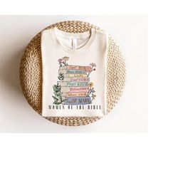 the original women of the bible books full color png | hand drawn art png, christian artwork, christian sweatshirt, fait