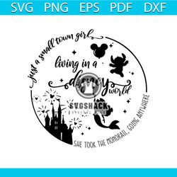 living in a disney world svg