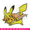 Pikachu Zenitsu embroidery design, Pokemon embroidery, embroidery file, anime design, anime shirt, Digital download.jpg