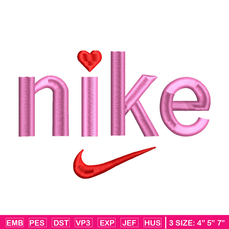 Pink Nike embroidery design, Pink Nike embroidery, Nike design, Embroidery shirt, logo shirt, Digital download..jpg