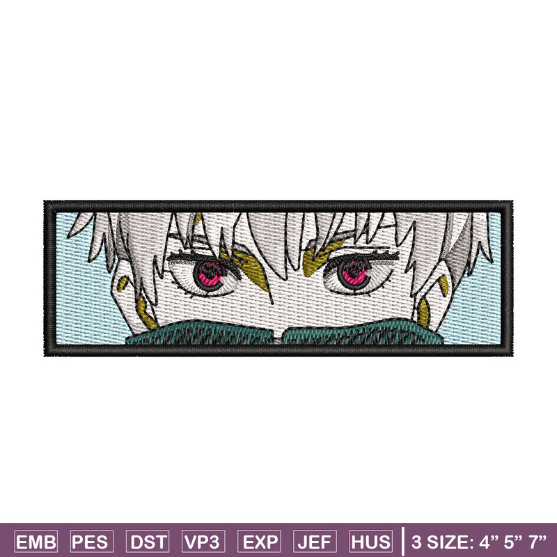 Inumaki Toge embroidery design, Jujutsu embroidery, Anime design, Embroidery shirt, Embroidery file, Digital download.jpg