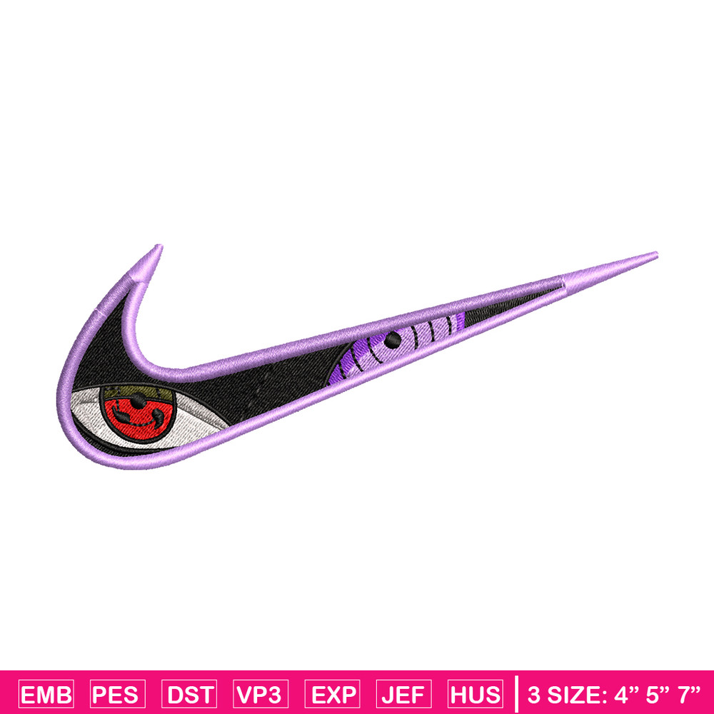 Sharingan Nike embroidery design, Naruto embroidery, Nike design, anime design, anime shirt, Digital download.jpg