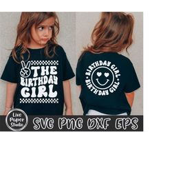 the birthday girl svg, birthday girl shirt svg, toddler birthday shirt svg, second birthday svg, kids birthday png, digi