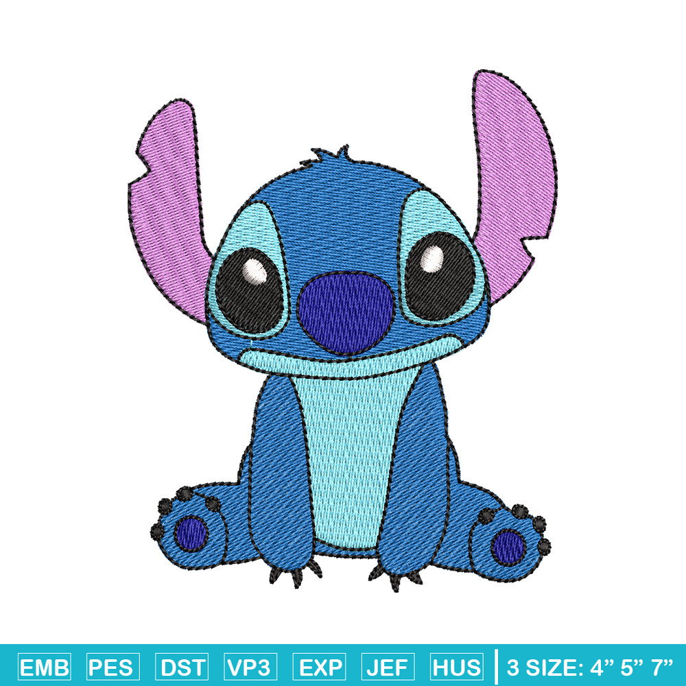 Stitch embroidery design, Stitch embroidery, logo design, Embroidery shirt, cartoon shirt, logo shirt, Instant download.jpg