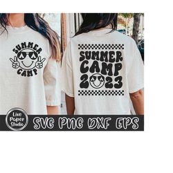 summer camp 2023 svg, summer camp svg, camping svg, summer quote svg, camp life, summer break, groovy, digital download