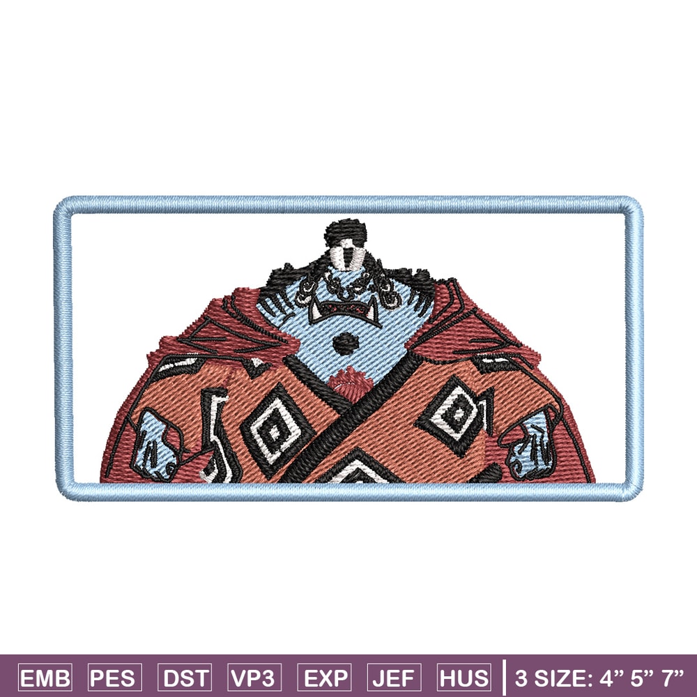 Jinbei box embroidery design, One piece embroidery, Anime design, Embroidery shirt, Embroidery file, Digital download.jpg