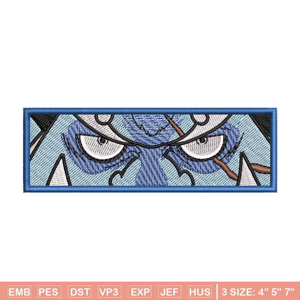 Jinbei eyes embroidery design, One piece embroidery, Anime design, Embroidery shirt, Embroidery file,Digital download.jpg