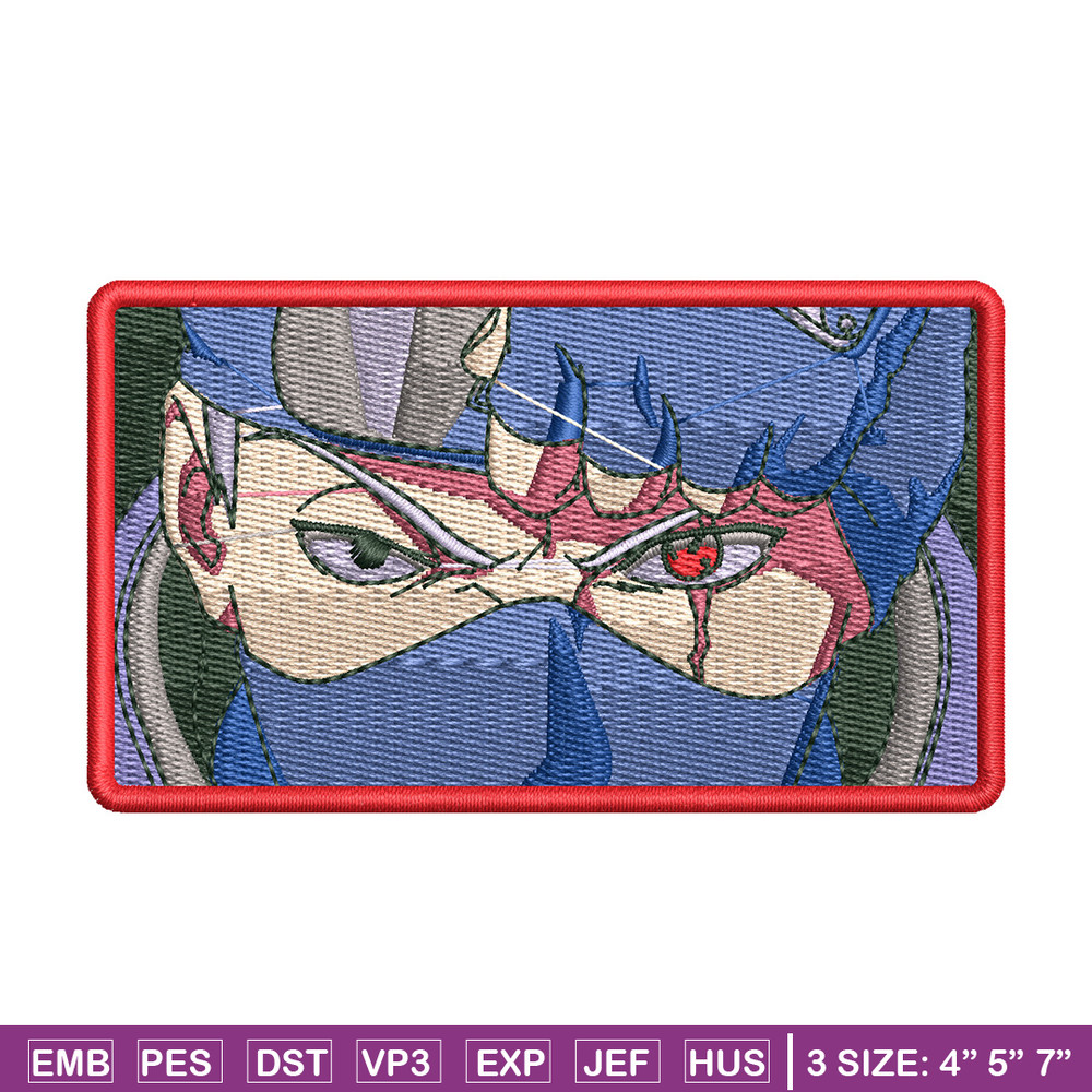Kakashi eyes box embroidery design, Naruto embroidery, Anime design, Embroidery shirt,Embroidery file,Digital download.jpg