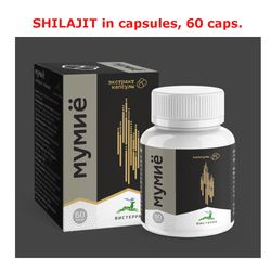Altai Mummy Shilajit in capsules, 60 caps.